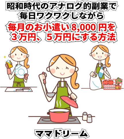 副業女子の応援団・ママドリームイメージ画像